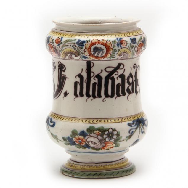 a-majolica-drug-jar-polychrome-painted-albarello