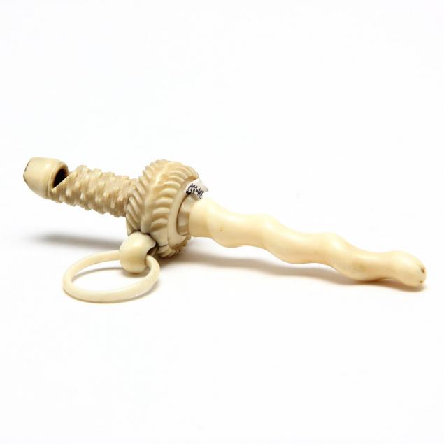 an-antique-ivory-teether-whistle