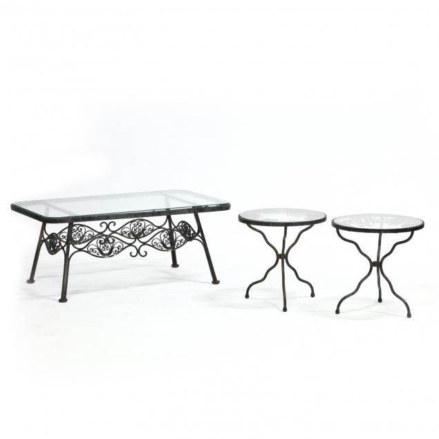 three-spanish-style-iron-patio-tables