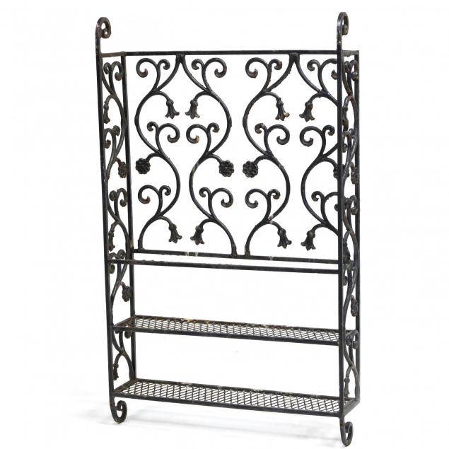 spanish-style-wall-mount-iron-shelf