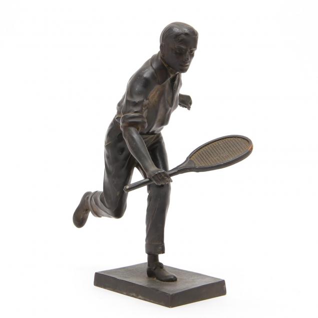 a-vintage-bronze-sculpture-of-a-tennis-player