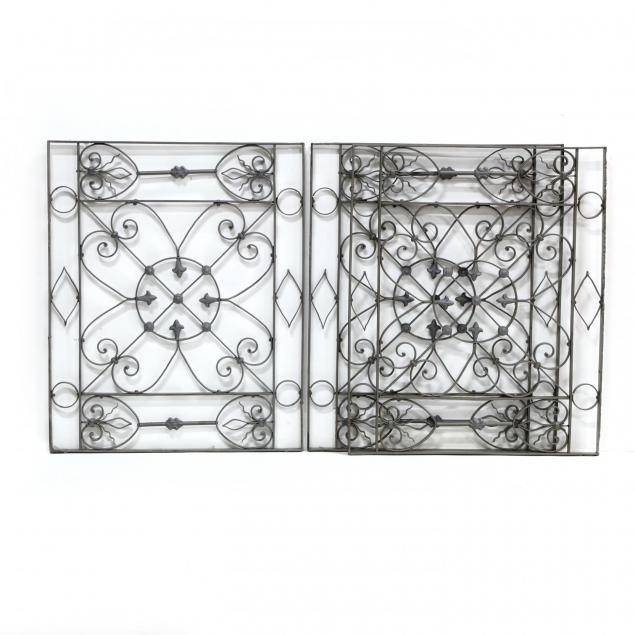 set-of-three-iron-architectural-panels