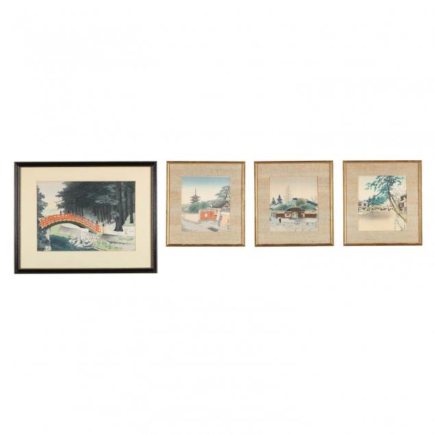four-woodblock-prints-by-tokuriki-tomikichiro-1902-1999