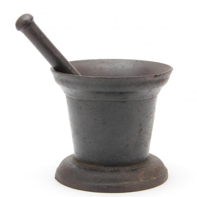 large-19th-century-cast-iron-mortar-and-pestle
