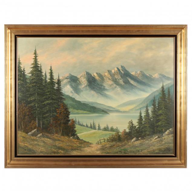 large-american-school-painting-of-a-mountain-landscape