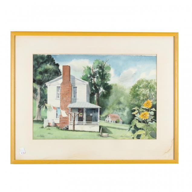 jean-simons-american-20th-century-portrait-of-a-farmhouse