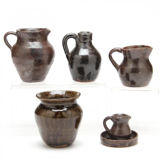 nc-pottery-five-miniatures