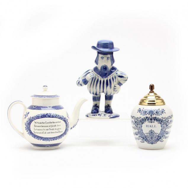 three-english-blue-white-reproductions