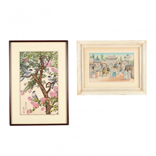 two-japanese-woodblock-prints-by-toshi-yoshida-and-mamoru-hiyoshi