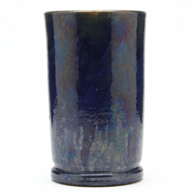 nc-art-pottery-auman-pottery-cylinder-vase