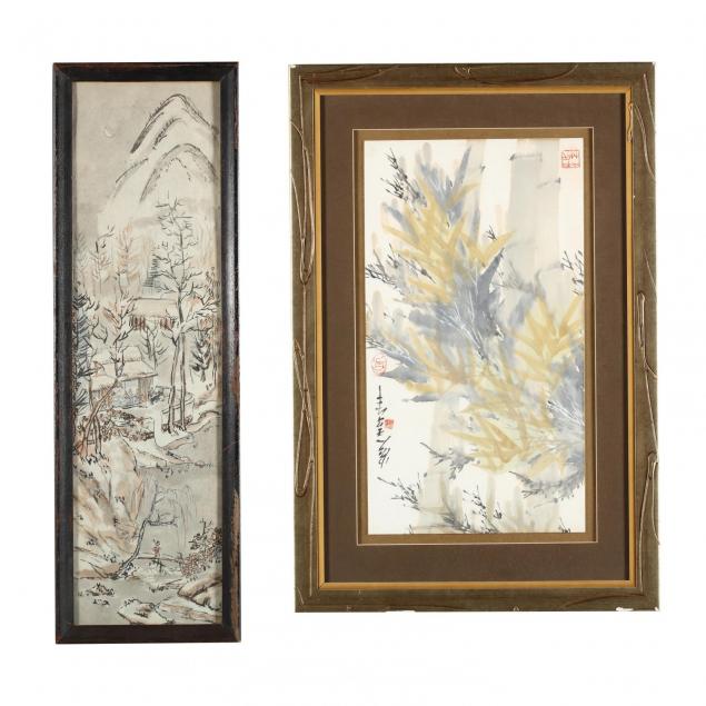 two-asian-art-works