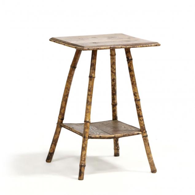 antique-english-burnt-bamboo-side-table