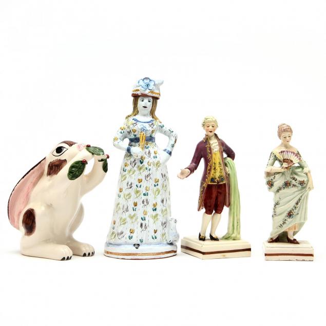 four-vintage-ceramic-figures