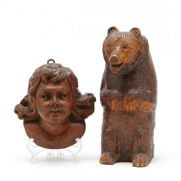 two-antique-german-wood-carvings