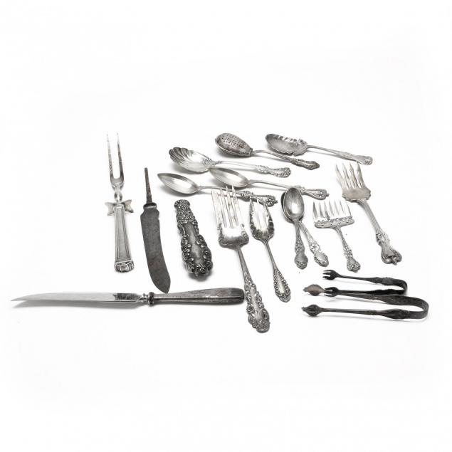 14-pieces-of-american-sterling-silver-silverplate