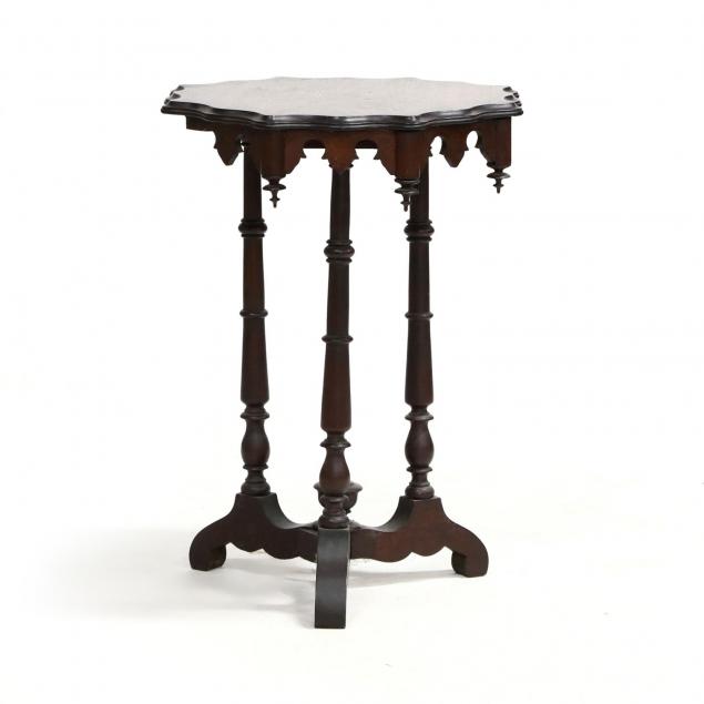 vintage-gothic-revival-style-side-table