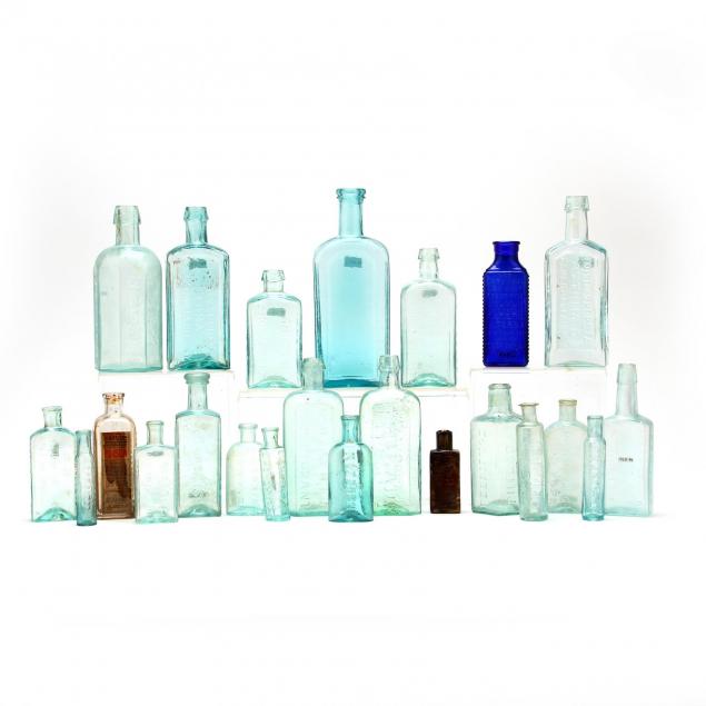 collection-of-22-antique-and-vintage-medicine-bottles
