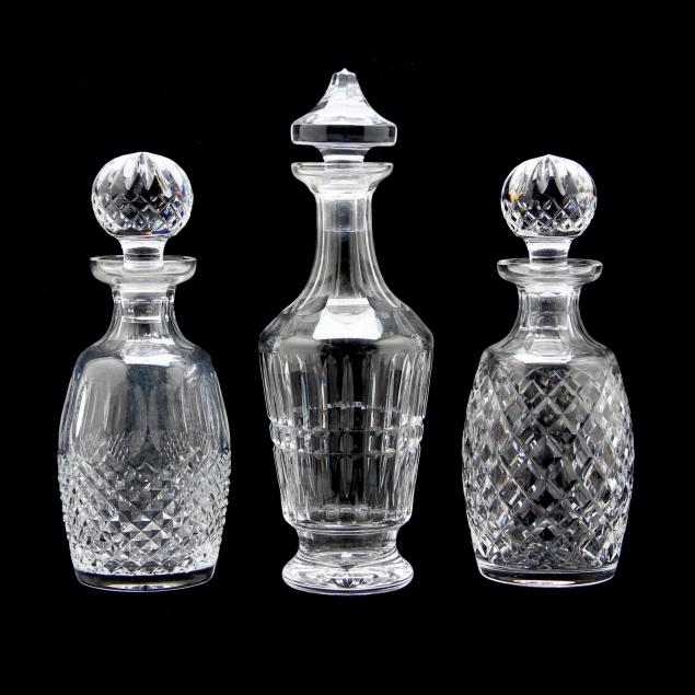 three-waterford-crystal-decanters