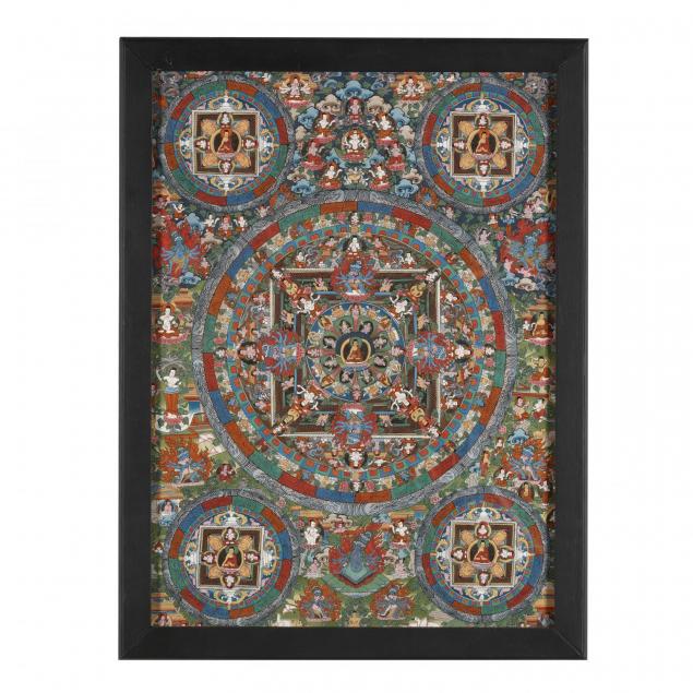 tibetan-five-mandala-thangka