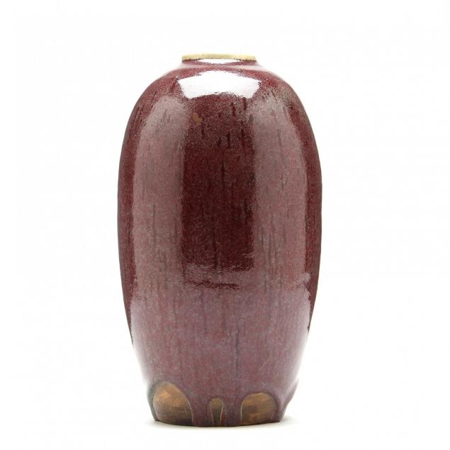 nc-art-pottery-ben-owen-iii-tapered-vase