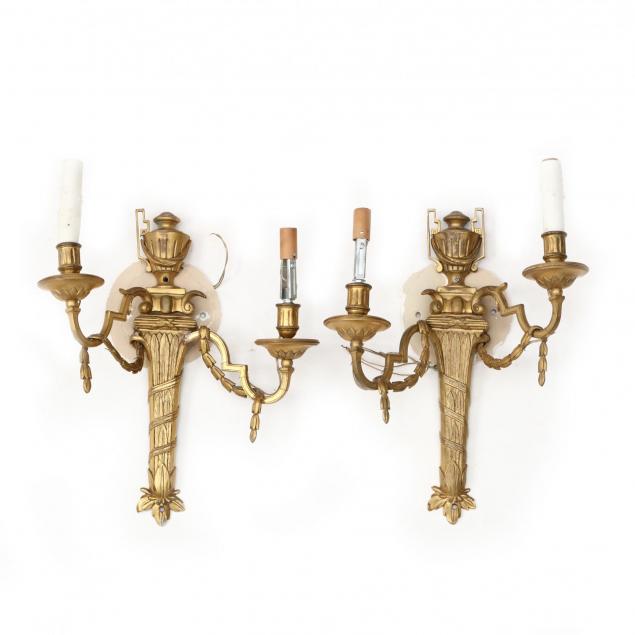 pair-of-neoclassical-style-gilt-bronze-sconces