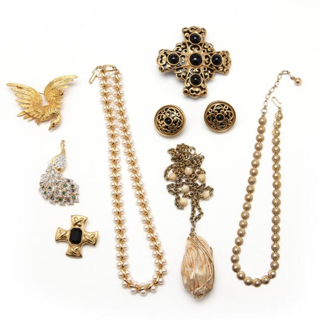 a-collection-of-signed-costume-jewelry