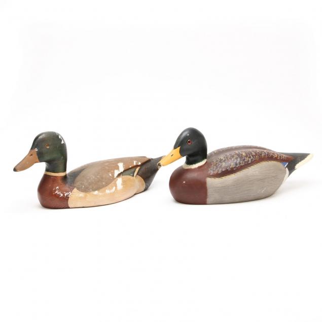 two-mallard-decoys