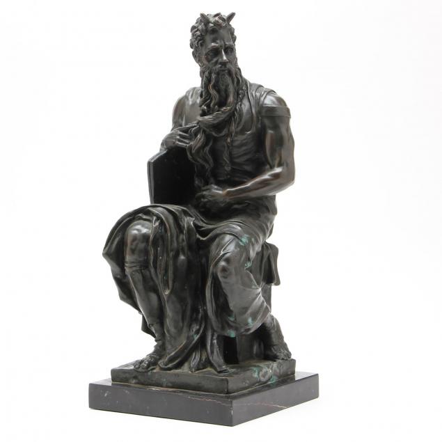 bronze-statue-of-moses-after-michelangelo