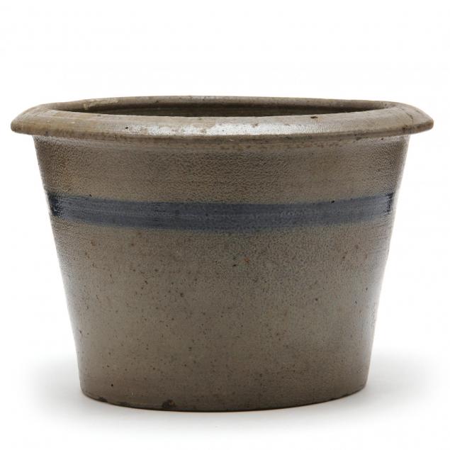 early-nc-pottery-milk-crock