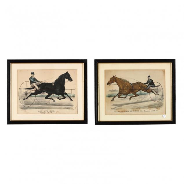 two-19th-century-currier-ives-harness-racing-lithographs