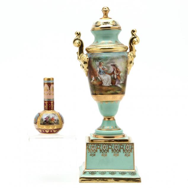 royal-vienna-cabinet-vase-and-lidded-urn