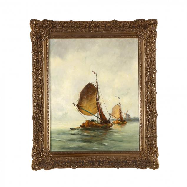 c-m-hendricks-dutch-circa-1900-maritime-scene