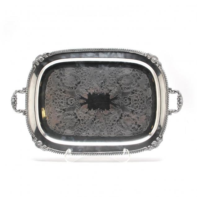 large-silver-over-copper-two-handled-serving-tray