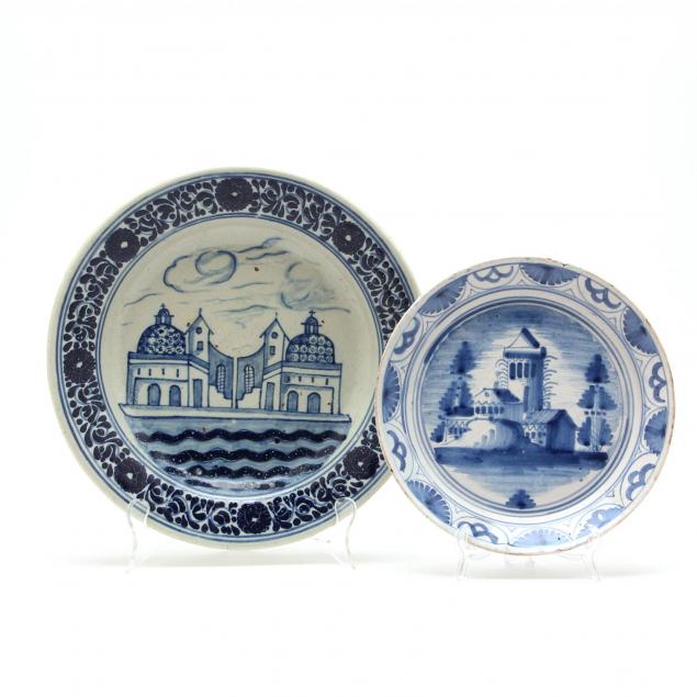 two-antique-delft-pieces