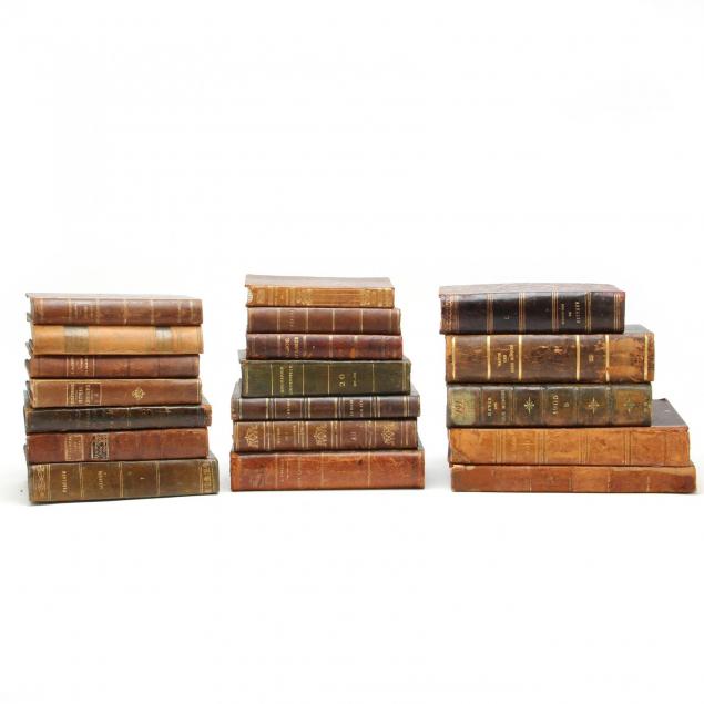 group-of-antique-european-books