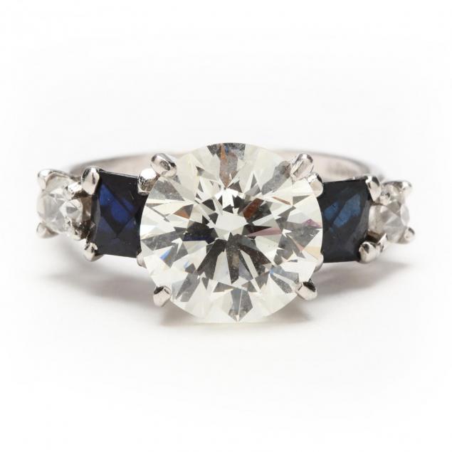 platinum-diamond-and-sapphire-ring