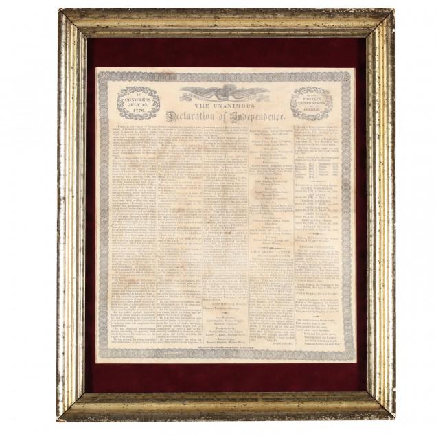 rare-declaration-of-independence-imprint-on-linen