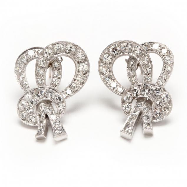 platinum-and-diamond-earrings