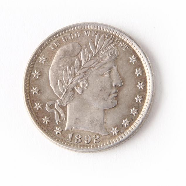 1892-barber-quarter-uncirculated