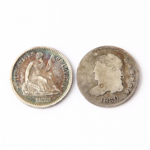 1830-and-1872-half-dimes