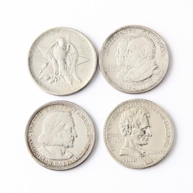 four-classic-commemorative-half-dollars