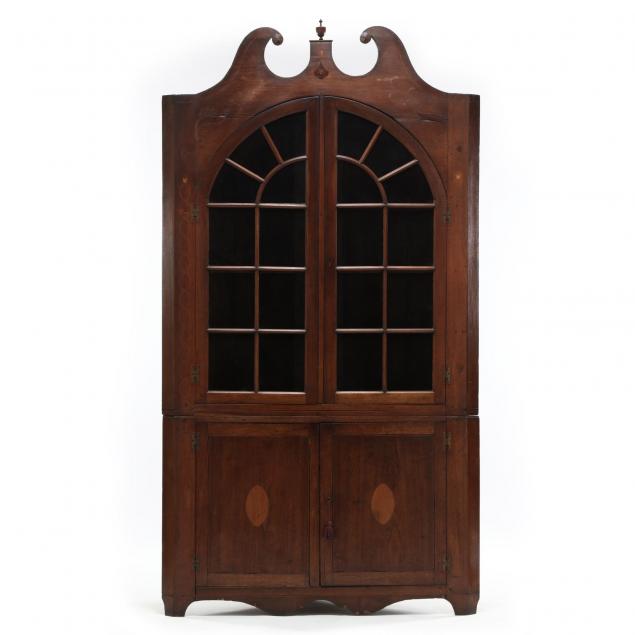 virginia-inlaid-federal-corner-cupboard