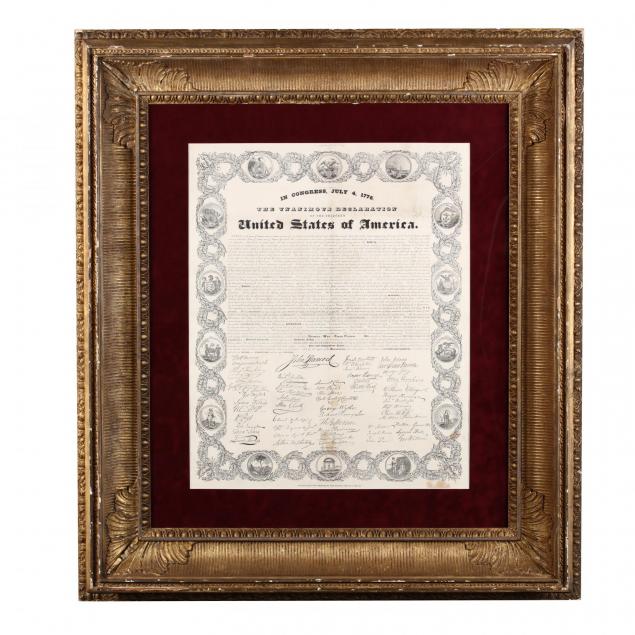 rare-mid-19th-century-declaration-of-independence-broadside