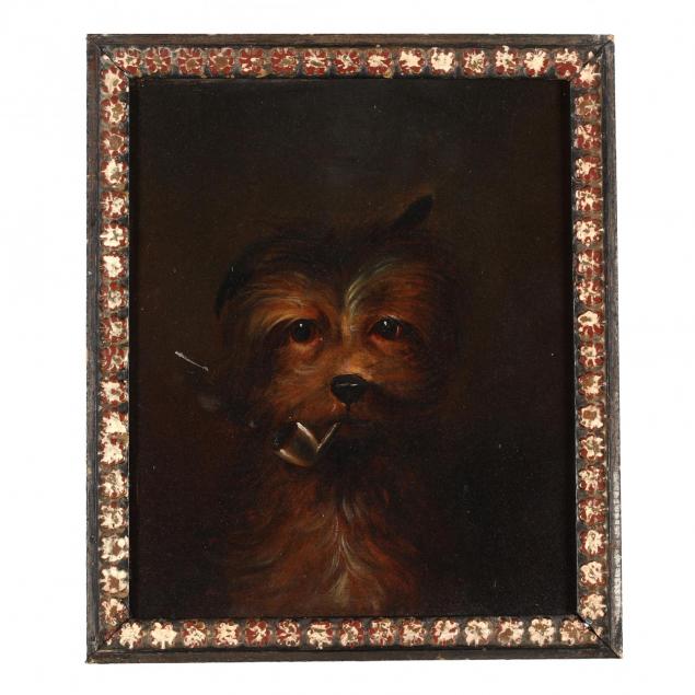 american-school-painting-of-a-terrier-smoking-a-pipe-circa-1900