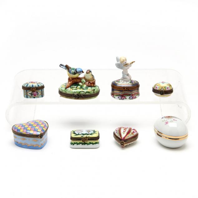 group-of-eight-limoges-porcelain-trinket-boxes