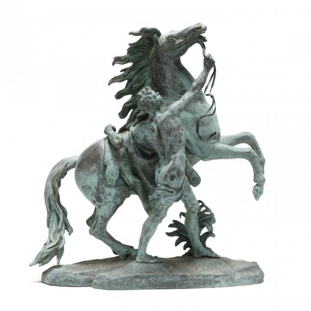 an-antique-bronze-marly-horse-after-cousteau