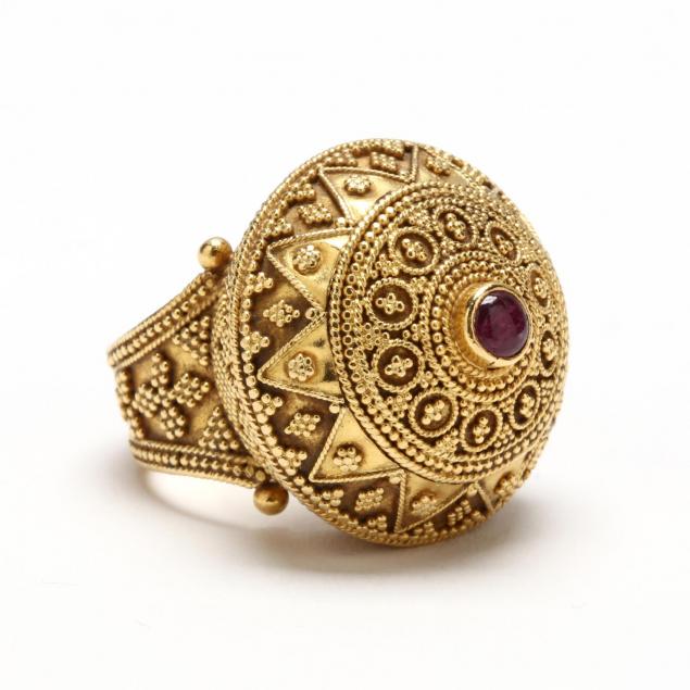 22kt-gold-and-ruby-ring-lalaounis