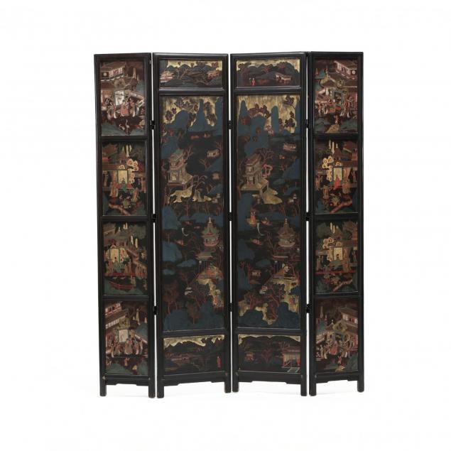 four-panel-chinese-screen