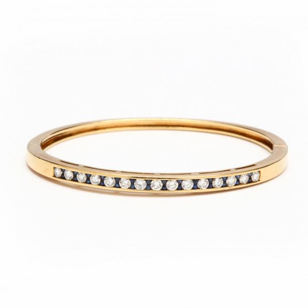 18kt-diamond-and-sapphire-bangle-bracelet