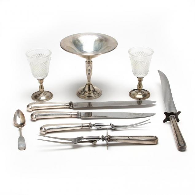 group-of-weighted-sterling-silver-silverplate
